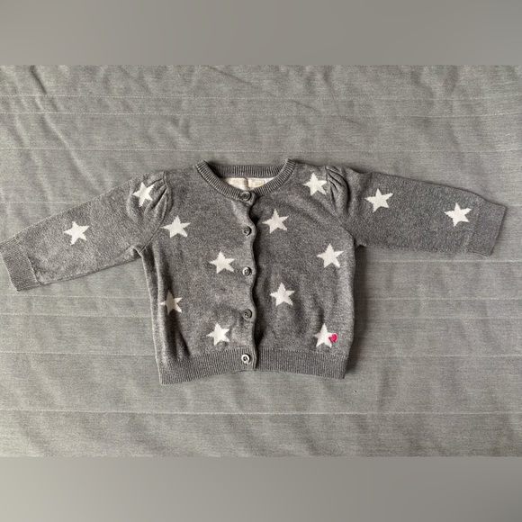 Grey star cardigan for baby. Great condition - Picture 2 of 4